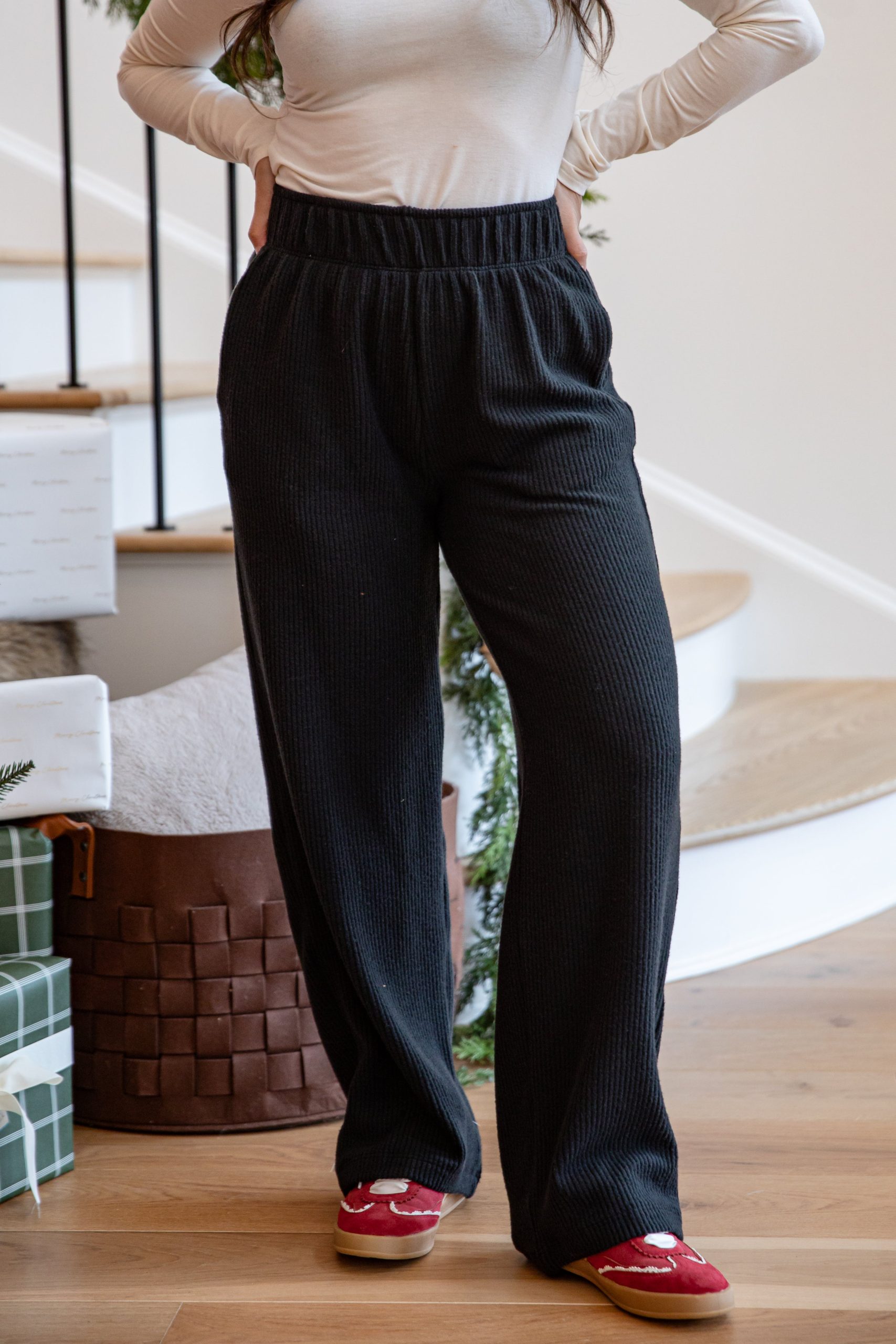 FINAL SALE - Alpine Comfort Soft Corded Knit Pants - Image 4