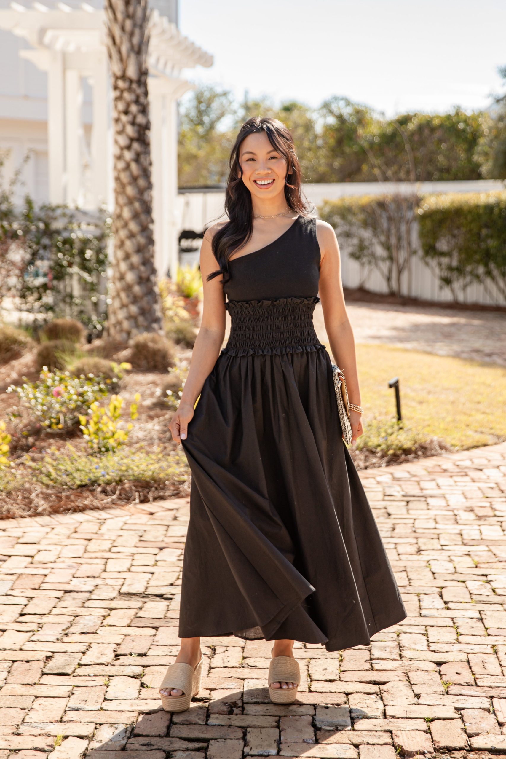 Effortless Glow Black Maxi Dress - Image 5