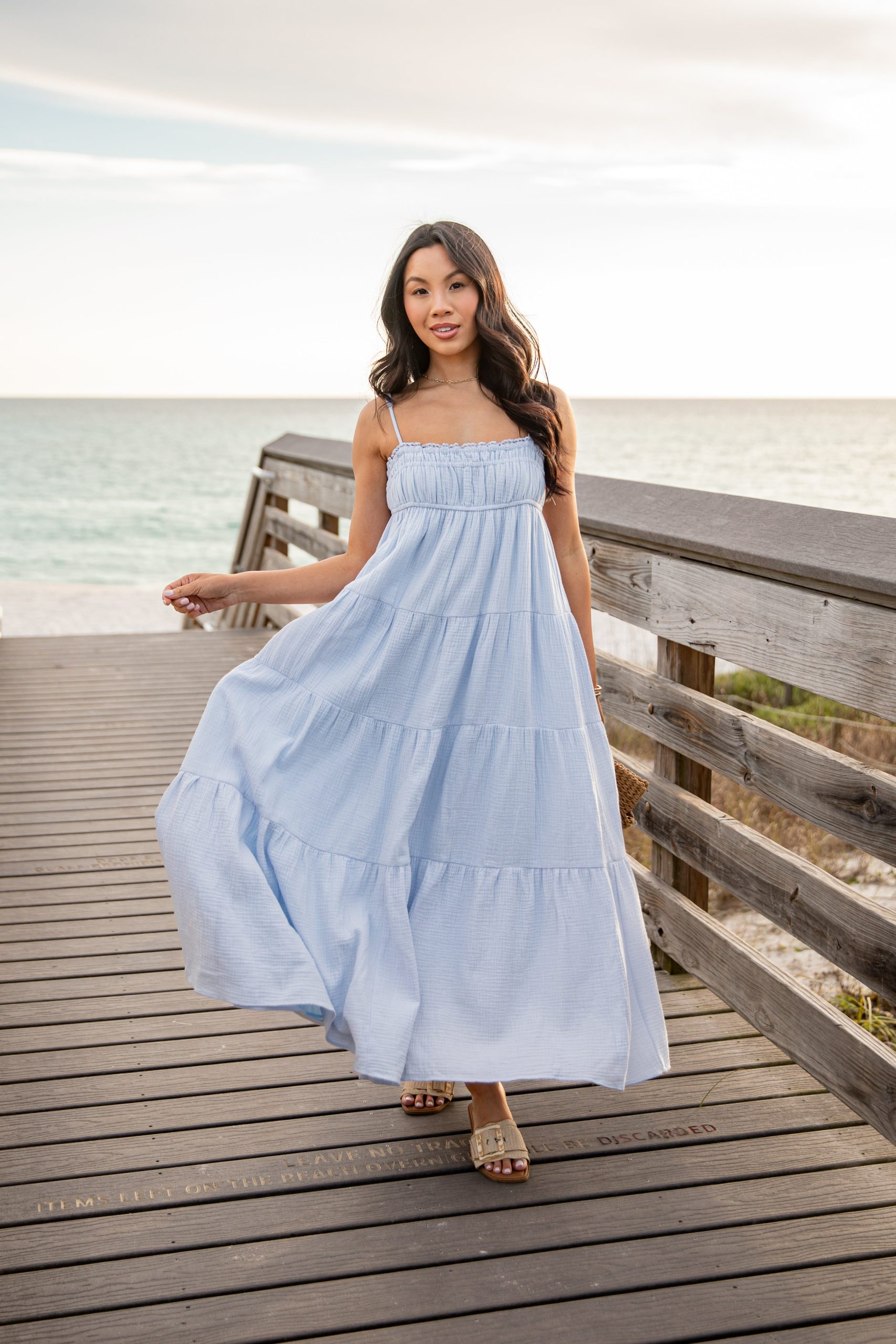 Sail Away Tiered Maxi Dress - Image 2