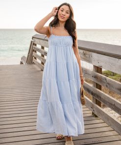 Sail Away Tiered Maxi Dress