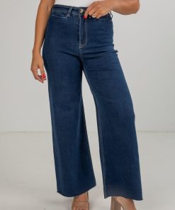 FINAL SALE - Brooke Dark Wash High-Rise Wide Leg Jeans