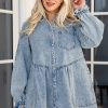 Loving Detail Denim Mini Dress