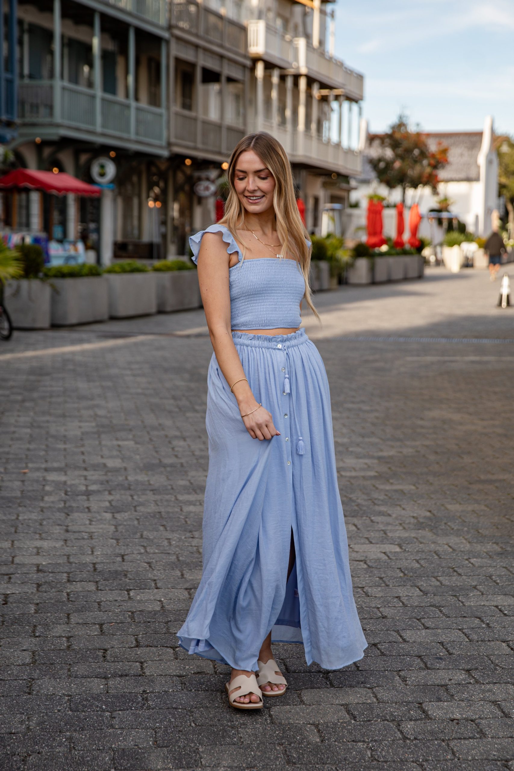 Sunlit Sorbet Maxi Skirt - Image 5
