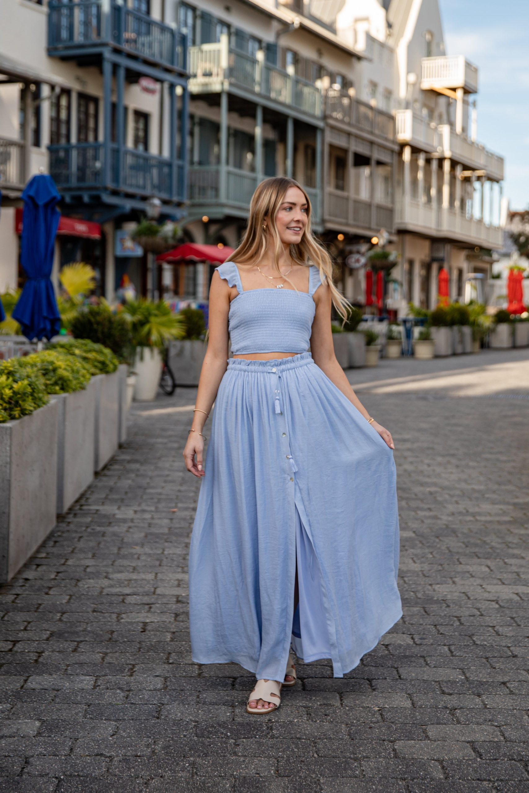 Sunlit Sorbet Maxi Skirt - Image 2