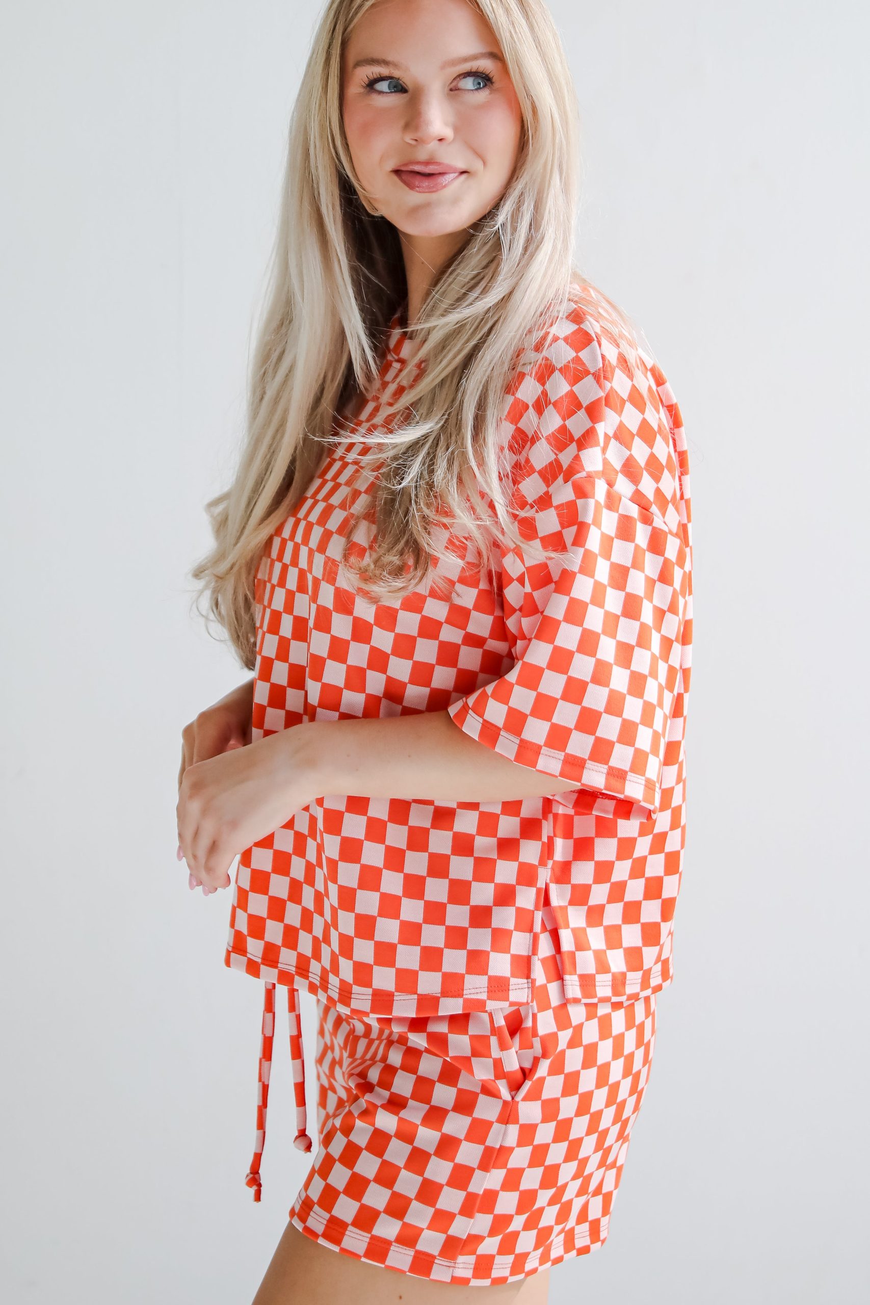 FINAL SALE - Give It All You've Got Checkered Shorts - Image 5