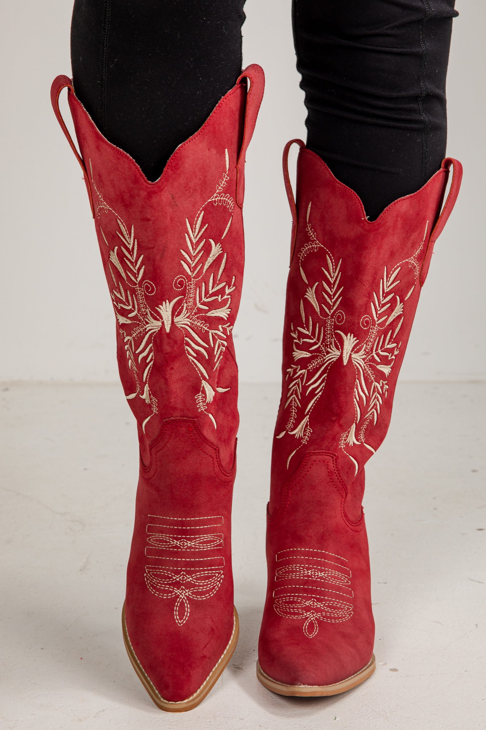 Always A Step Ahead Red Western Boots