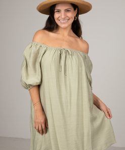 Wildleaf Sage Mini Dress